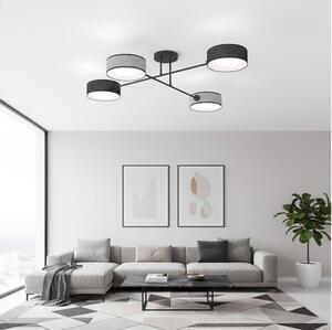 Плафонен полилей MAGA 4xE14/10W/230V черен/сив