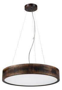 Brilagi - LED полилей на кабел CARVALHO SMOKEY 3xE27/60W/230V, дъб, Ø 47,5 cm