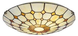 Brilagi - Витражно таванно осветително тяло DORAN в стил Tiffany 2xE27/60W/230V