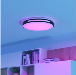 Eglo 300687-LED RGBW димируемо таванно осветително тяло MONTEGRANARO-Z LED/18,5W/230V черно + с дистанционно управление