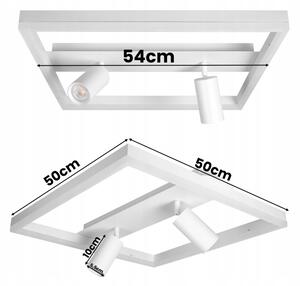LED таванно осветително тяло LED/38W/230V + 2xGU10/30W бяло