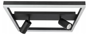 LED таванно осветително тяло LED/38W/230V + 2xGU10/30W черно