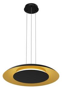 LED полилей на кабел PIATTINO LED/30W/230V 2700/3200/4000K Ø 40 cm черно/златно