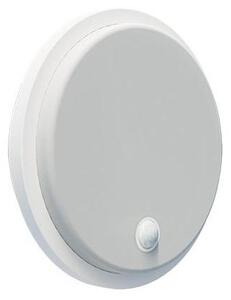 Външна LED стенна лампа със сензор, 15W/230V, IP65, бяла