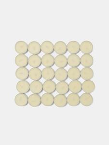 Sinsay - Комплект чаени свещи Vanilla 30 pack - кремав