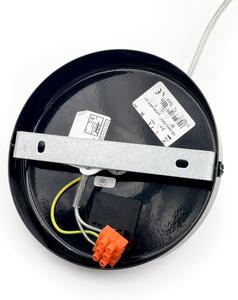 Полилей на кабел ROSA 1xE27/60W/230V черен/сив