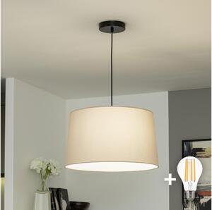 Brilagi - LED полилей на кабел CERIA 1xE27/40W/230V Ø 45 см, бежов