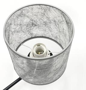 Полилей с верига ROSA 3xE27/60W/230V черен/сив
