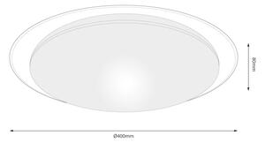 Димируемо LED таванно осветително тяло SONIC LED/24W/230V 3000-6000K Ø 40 см бяло + ДУ