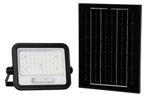 Соларен LED прожектор с димер LED/100W/3,2V IP65 5000 mAh черен + дистанционно управление