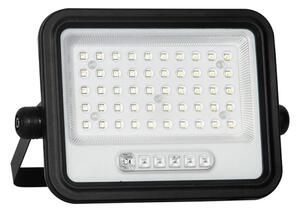 Соларен LED прожектор с димер LED/100W/3,2V IP65 5000 mAh черен + дистанционно управление