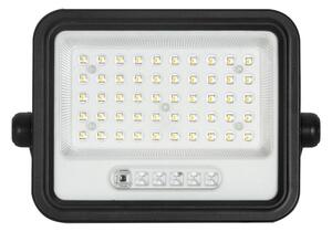 Соларен LED прожектор с димер LED/100W/3,2V IP65 5000 mAh черен + дистанционно управление