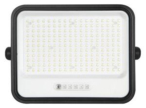 Соларен LED прожектор с димер LED/400W/3,2V IP65 20000 mAh черен + дистанционно управление