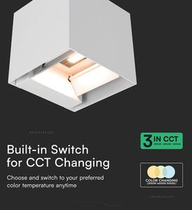 LED соларна стенна лампа със сензор LED/9W/5V IP65 2600 mAh бяла