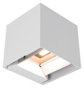 LED соларна стенна лампа със сензор LED/9W/5V IP65 2600 mAh бяла