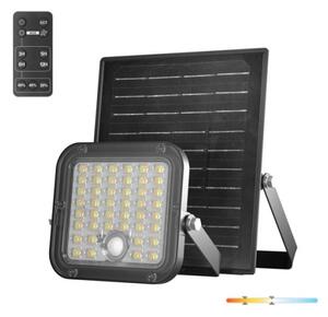 LED соларен прожектор със сензор LED/10W/3,7V 4000K IP65 3600 mAh + ДУ