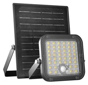 LED соларен прожектор със сензор LED/10W/3,7V 4000K IP65 3600 mAh + ДУ