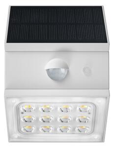 LED соларен стенен осветител със сензор LED/2,5W/3,7V IP65 1200 mAh бял