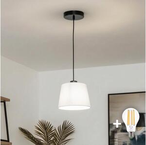 Brilagi - LED висяща лампа на кабел CERIA 1xE27/40W/230V Ø 20,5 см бяла