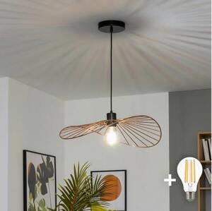 Brilagi - LED полилей на кабел CERIA WIRE 1xE27/40W/230V 40x56 см бронзов