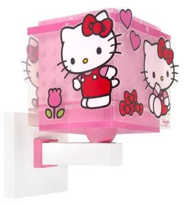Dalber 73269 - Детска настенна лампа HELLO KITTY 1xE27/15W/230V розова