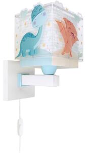 Dalber 63459 - Детска стенна лампа BABY DINOS 1xE27/15W/230V пъстроцветна