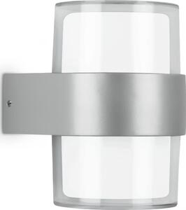 Telefunken 320404TF - LED външна стенна лампа 2xLED/8W/230V IP44 матов хром