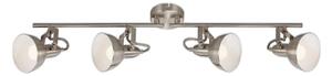 Briloner 2049-042 - Точково осветително тяло 4xE14/40W/230V сребристо
