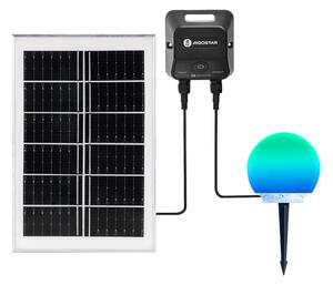 Aigostar-LED RGB димируема външна MESH лампа 20W/3,7V 4000mAh 2700-6500K IP65 диаметър 20 cm