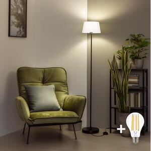 BRILAGI - LED подова лампа CERIA 1xE27/40W/230V pr. 30 cm бяла/черна