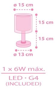 Dalber 41251 - LED детска лампа HELLO KITTY&FRIENDS 1xG4/4W/230V розова