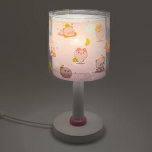 Dalber 41761S - LED детска настолна лампа KAWAII FRIENDS 1xG4/4W/230V розова