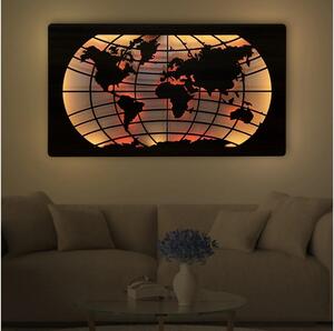 Li-Go 4709/DUB2 - LED RGBW стенна декорация LED/24W/230V 125x74 cm дъб + дистанционно управление
