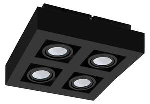 Eglo 31065 - LED точково осветително тяло MENDOZA 4xLED/4,7W/230V 3000K черно