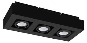 Eglo 31064 - LED точково осветително тяло MENDOZA 3xLED/4,7W/230V 3000K черно