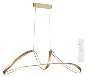 Brilagi-LED Димируем полилей на кабел TWISTER LED/60W/230V 3000-6000K златист + дистанционно управление