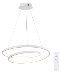 Brilagi-LED Димируем полилей на кабел TWISTER LED/48W/230V Ø 50 см бял + дистанционно управление