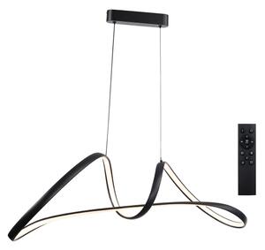 Brilagi-LED Димируем полилей на кабел TWISTER LED/60W/230V 3000-6000K черен+ДУ