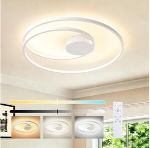 Brilagi- LED плафон TWISTER LED/75W/230V с регулируема яркост Ø 70 см бял + дистанционно управление