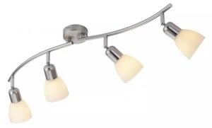 JUST LIGHT. 11954-55 - Точково осветително тяло KARO 4xE14/40W/230V матов хром