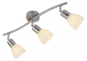 JUST LIGHT. 11953-55 - Точково осветително тяло KARO 3xE14/40W/230V матов хром