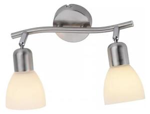 JUST LIGHT. 11952-55 - Спот осветително тяло KARO 2xE14/40W/230V матов хром