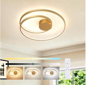Brilagi- димируемо LED таванно осветително тяло TWISTER LED/48W/230V Ø 50 см златисто +ДУ