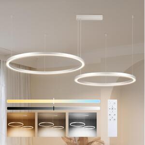 Brilagi - Димируем LED полилей на кабел PORTOFINO LED/98W/230V, сребрист + дистанционно управление