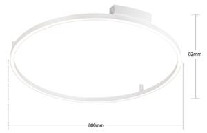 Brilagi - Димируемо LED осветително тяло PORTOFINO LED/60W/230V Ø 80 см бяло + дистанционно управление