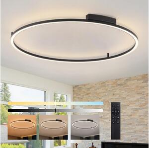 Brilagi - димируемо LED осветително тяло PORTOFINO LED/85W/230V пр. 120 см черно + дистанционно управление