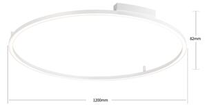 Brilagi - Димируемо LED осветително тяло PORTOFINO LED/85W/230V pr. 120 cm бяло + дистанционно управление