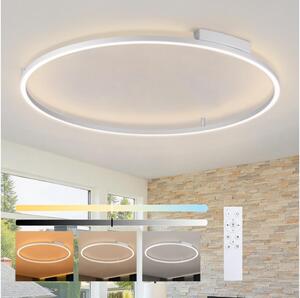 Brilagi - Димируемо LED осветително тяло PORTOFINO LED/85W/230V Ø 120 см сребристо+ДУ