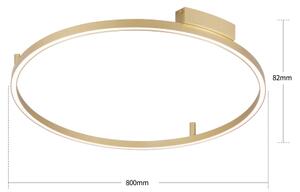 Brilagi - Димируемо LED осветително тяло PORTOFINO LED/60W/230V, диаметър 80 см, златисто + дистанционно управление