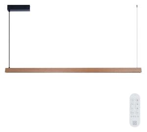 Immax NEO 07304L - LED димируем висящ полилей на кабел MADEIRA 33W/230V Wi-Fi Tuya 152 cm дъб